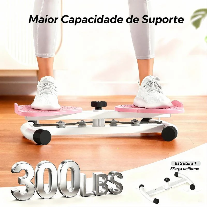 Estrutura do Twister com capacidade indicada de 136 kg